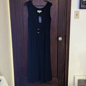 New with Tags Completely Me by Liz Lange Classic Black Stretch Maxi Dress Sz MP
